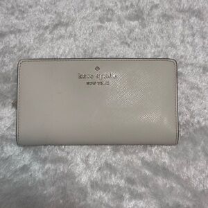 Kate Spade Ivory Textured Wallet